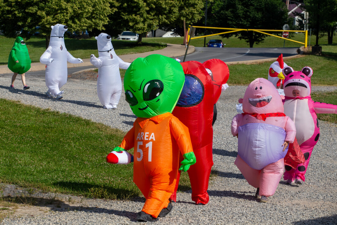 Last days of school Loyalsock teachers have fun wishing elementary students a happy summer